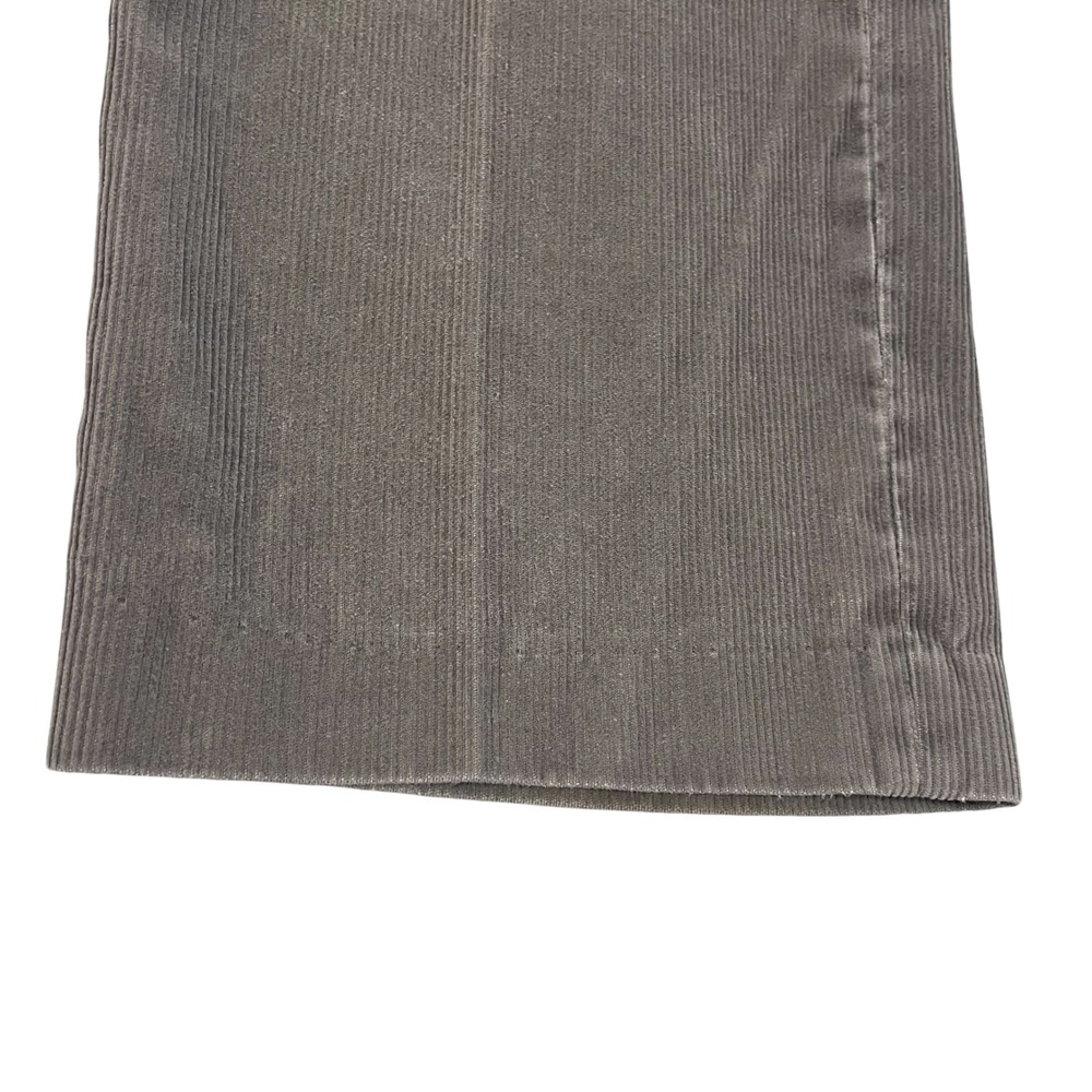 Vintage Gray Corduroy Straight Leg Pants Mens 36x32 (Fits 34x31) Cotton Blend - Picture 5 of 10